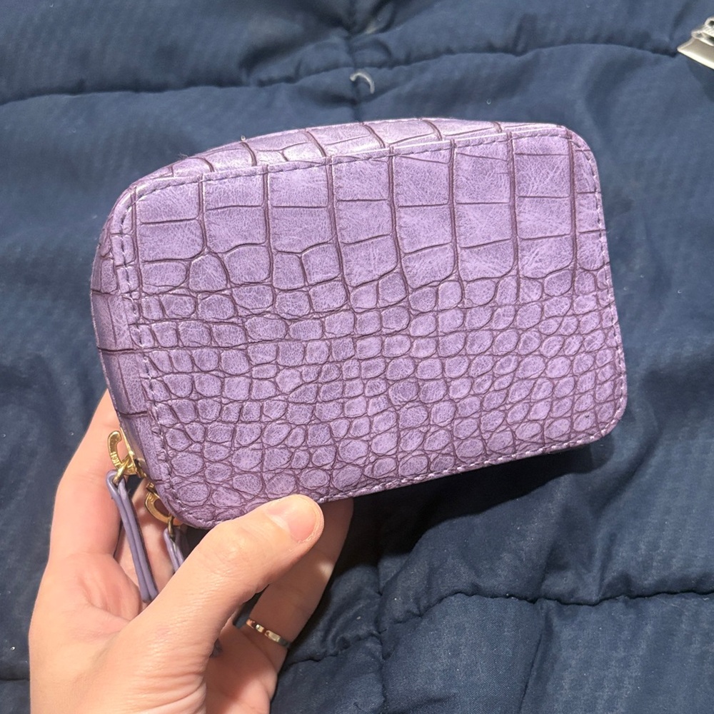 New Trish Mcevoy small purple makeup planner